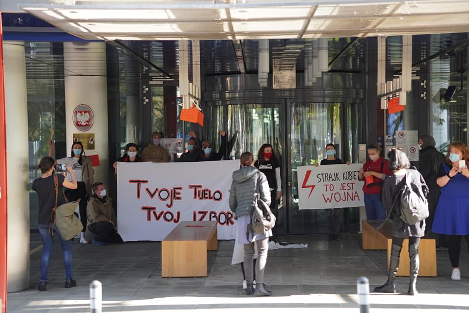 FOTO: Podrška Poljakinjama iz Zagreba, Šibenika i Zadra