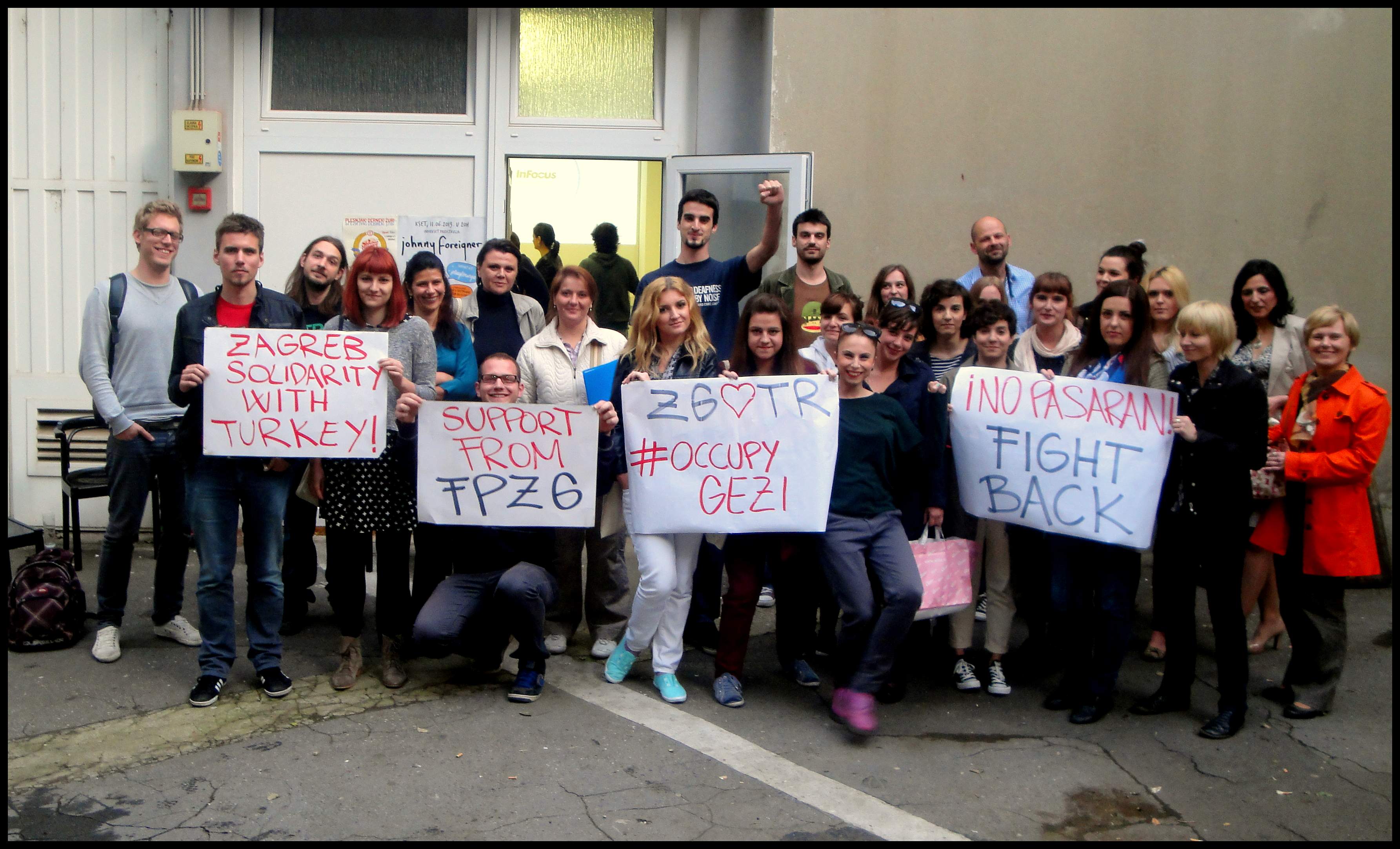 Podrška prosvjednicima/ama u Turskoj s FPZG-a