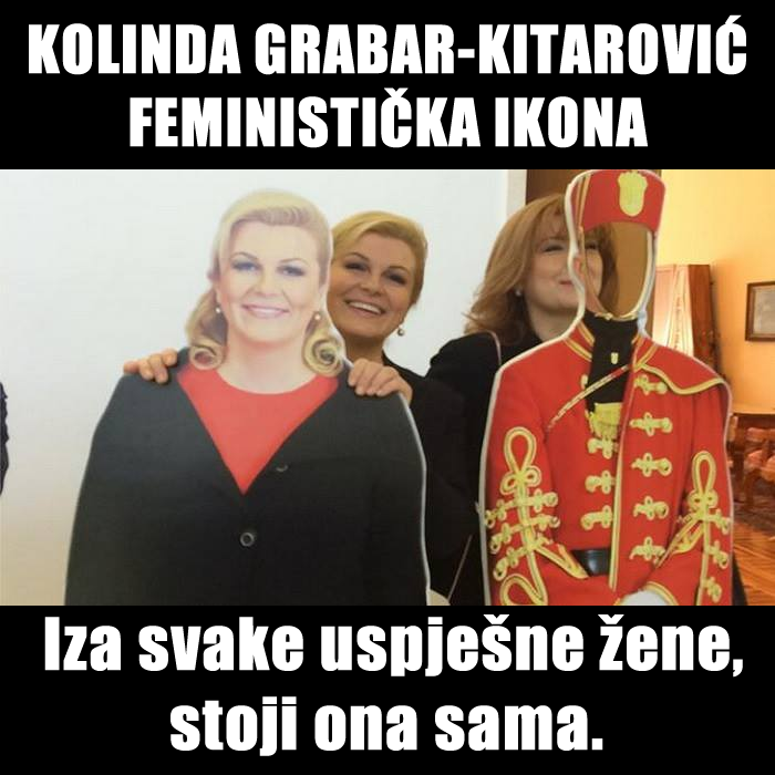 Na svu sreću, KGK izjavila je kako nije feministkinja