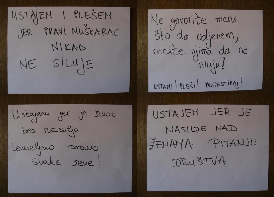 Protestiram jer je zlostavljanje žena problem cijelog društva!