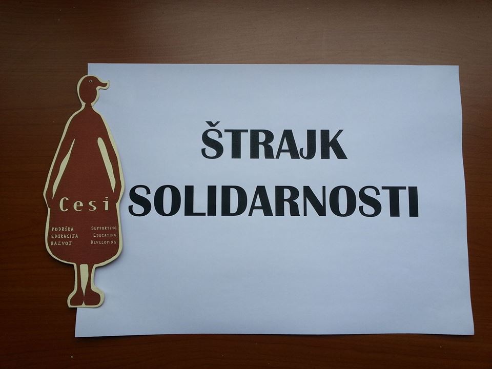 Solidarnost s radnicima/cama zbog socijalno pravednog društva