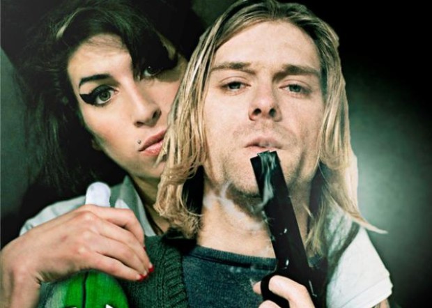 Amy Winehouse, Kurt Cobain i rodni aspekti mučeništva