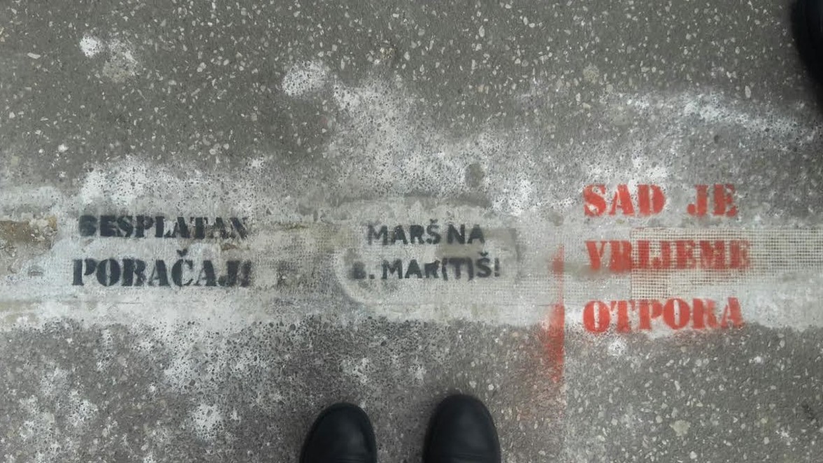 Gerila u Zagrebu: Marš na 8. mar(t)š