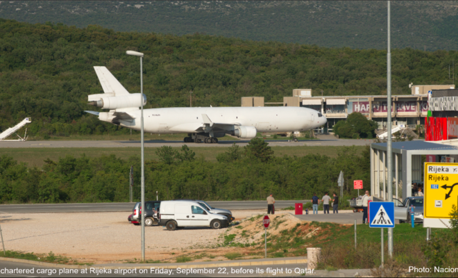 Zračna luka Rijeka pružala podršku transportu američkog oružja u Siriju