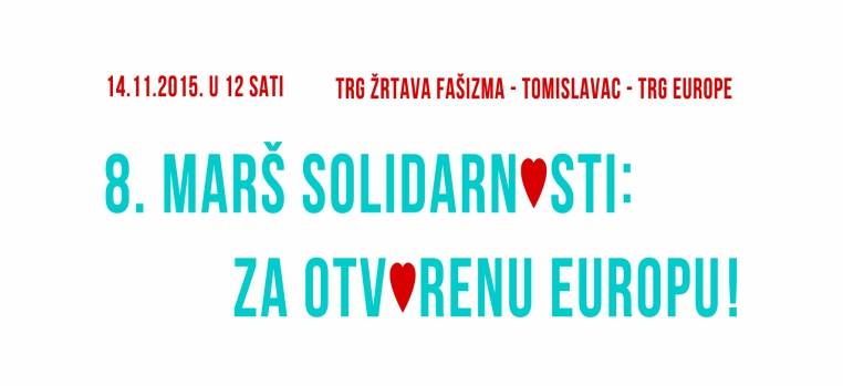 8. Marš solidarnosti: Za otvorenu Europu!