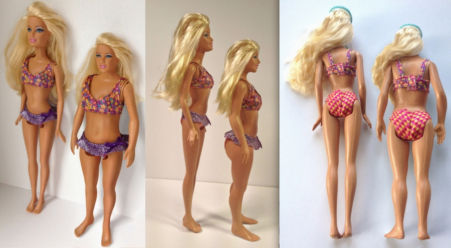 Kako bi Barbie izgledala s proporcijama stvarne tinejdžerice?