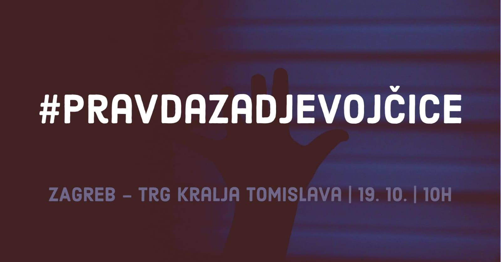 Prosvjed “Pravda za djevojčice!” – Zagreb