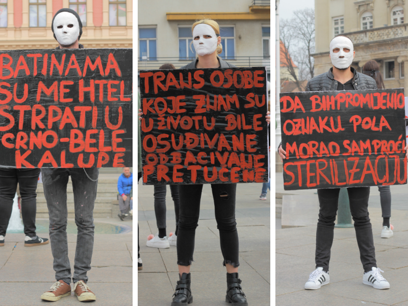 Performans Maske: Izlazimo na ulice i borimo se za svoja prava!